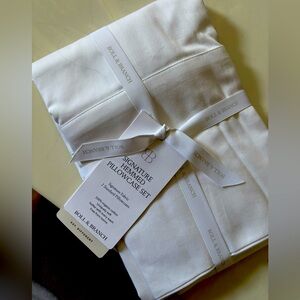 Boll & Branch standard white pillowcases